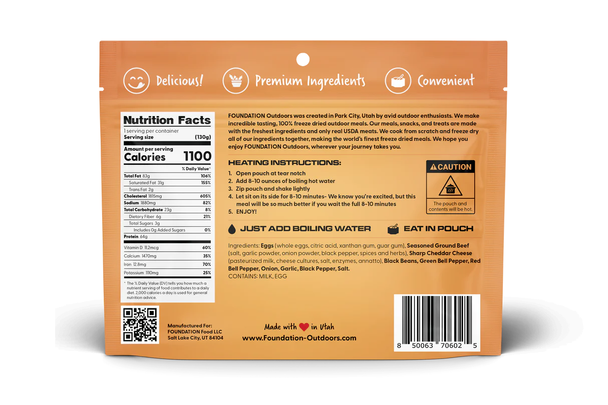 FOUNDATION Outdoors Southwest Style Breakfast