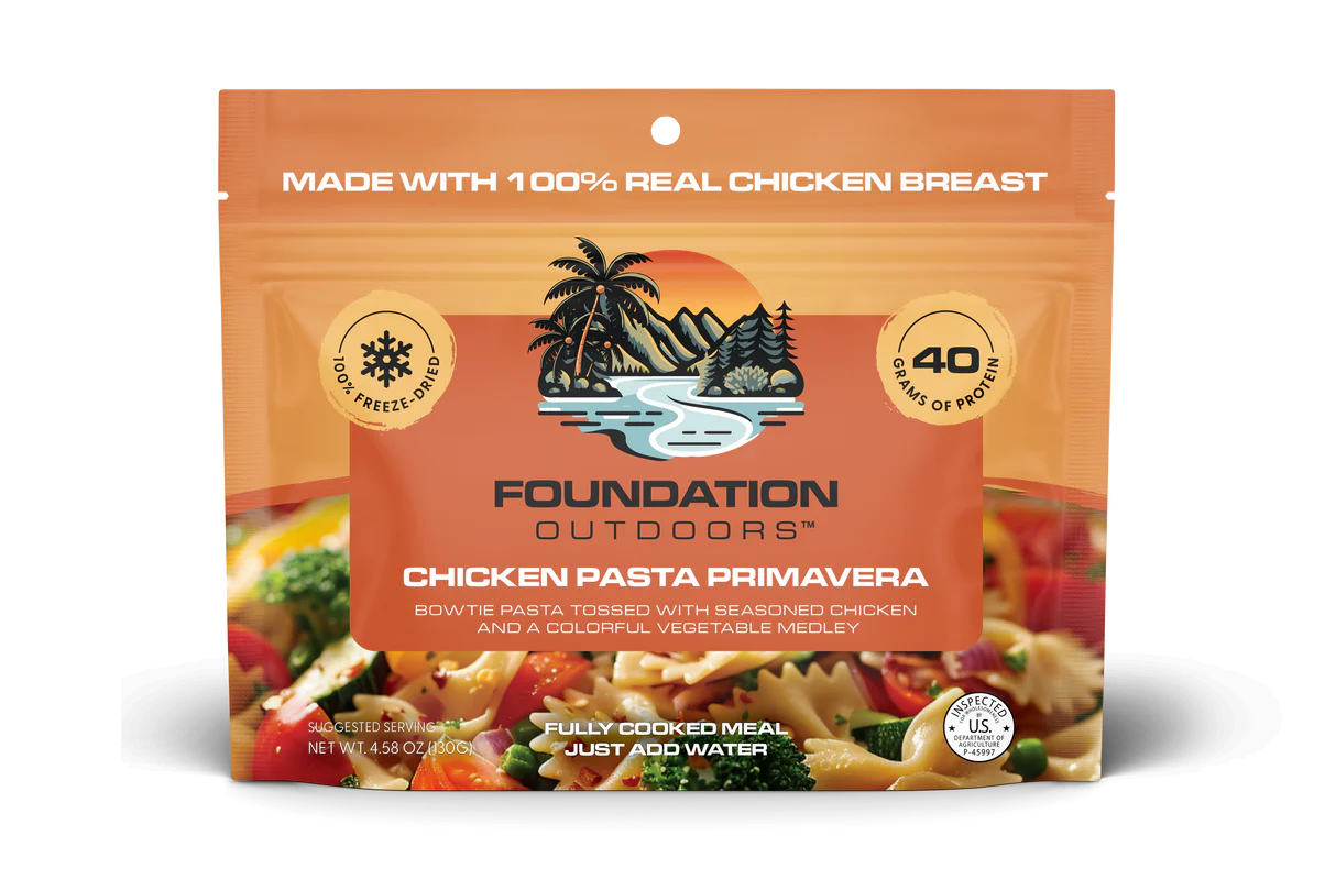 FOUNDATION Outdoors Chicken Pasta Primavera