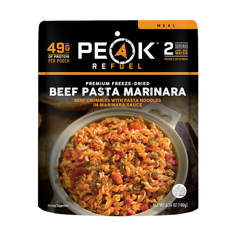 Peak Refuel Beef Pasta Marinara