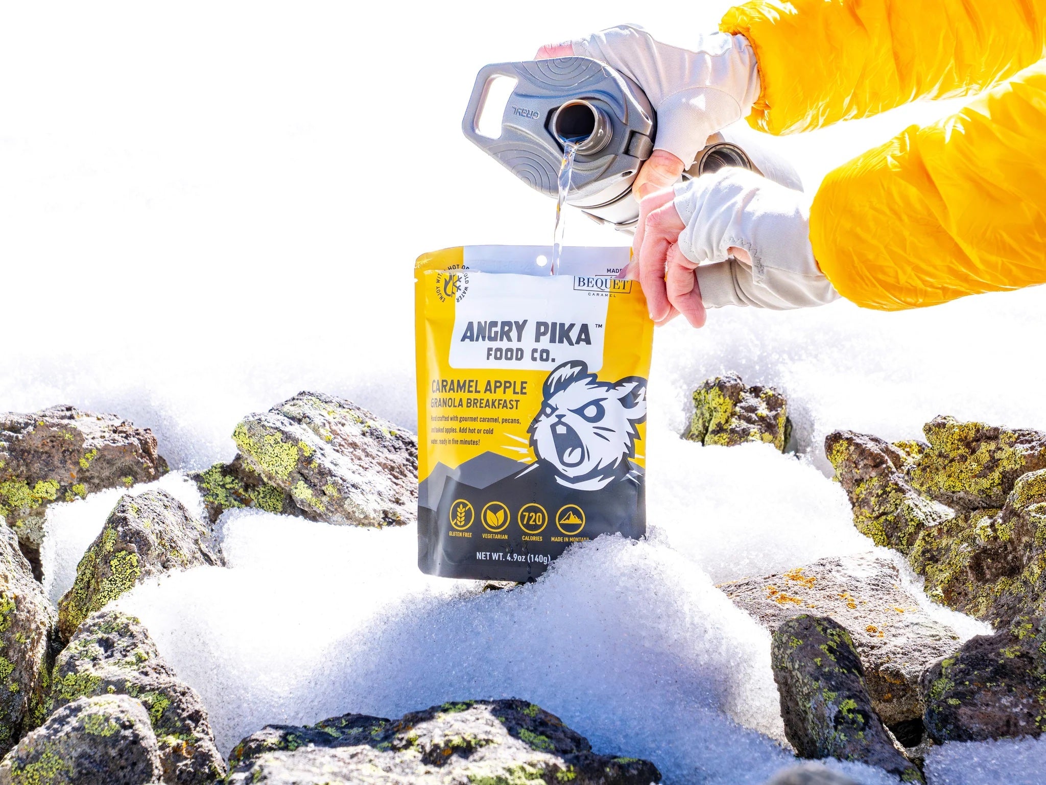 Angry Pika Caramel Apple Granola Breakfast
