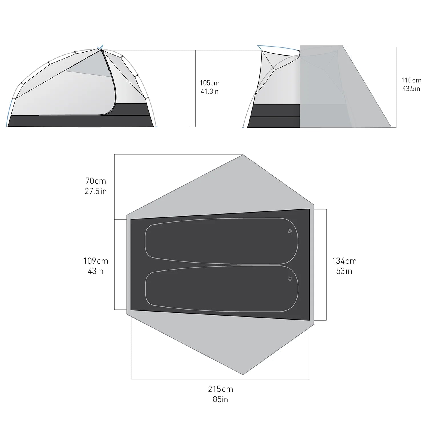 Sea to Summit Telos Plus Freestanding Ultralight Tent