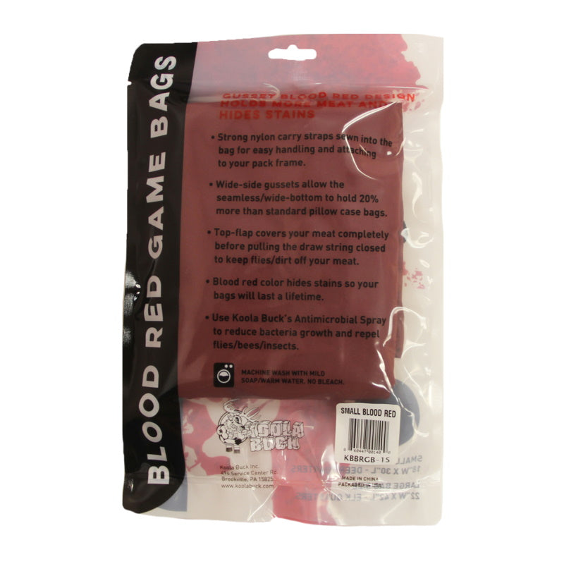Koola Buck Blood Red Game Bags Small